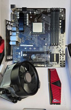 AM4 Motherboard, Cpu, 8GB Ram and Cooler