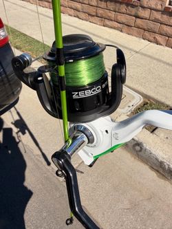Zebco bite alert 7’ rod & reel