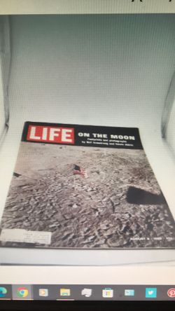 Life Magazine August 8, 1969 On The Moon BY Neil Armstrong And Edwin Aldrin