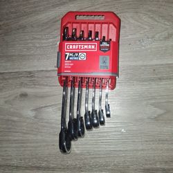 Craftsman 7 PC  Reversible Ratcheting Wrench Set