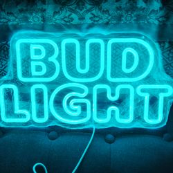 Neon Bud Light sign