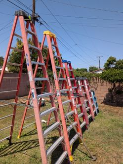 10,10,8,6,6,3ft ladder's