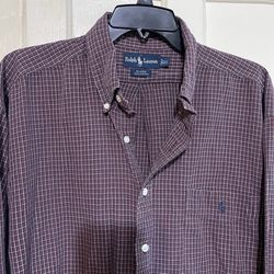 Ralph Lauren BLAIRE 100% Cotton buttons down men’s shirt size XL
