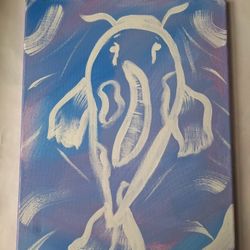 Kio Fish Acrylic Painting