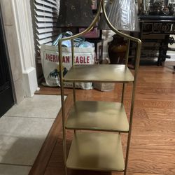 Good 3- Tier Decorative Metal Shelf/ Display Stand 