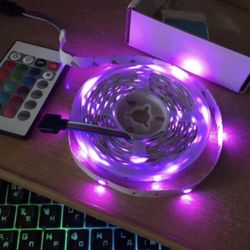 NEW 32.8ft/10M LED Strip Lights 5050 NonWaterproof + Remote Controller NO BOX 