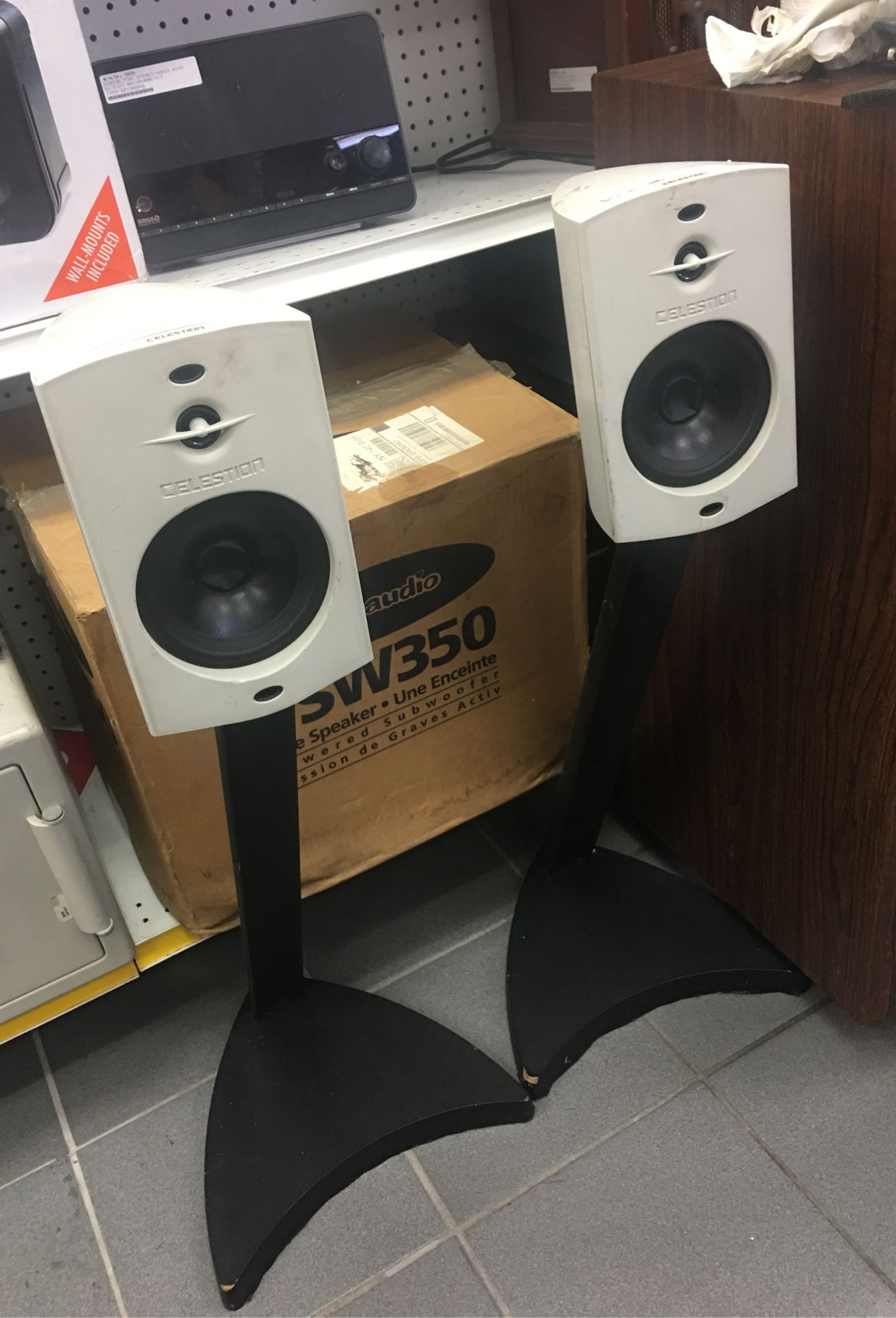 Bookshelf Speakers Celestion Stands Pair Of Celestion Mp1