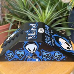 Blind fingerboard / skateboard / tech deck ramp hand painted wood 1/1