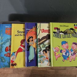 Lot of 5 Disney Wonderful World of Reading Children's Books