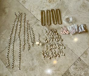 Chandelier replacement crystals