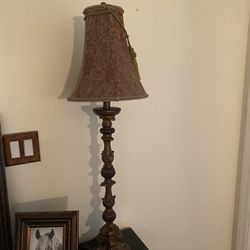 (2) Traditional Tapestry Lamps