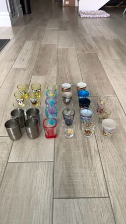 Set of 28 Shot Glasses
