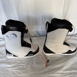 New Display 32 Men’s Snowboard STW Double BOA Boots Size 9.5