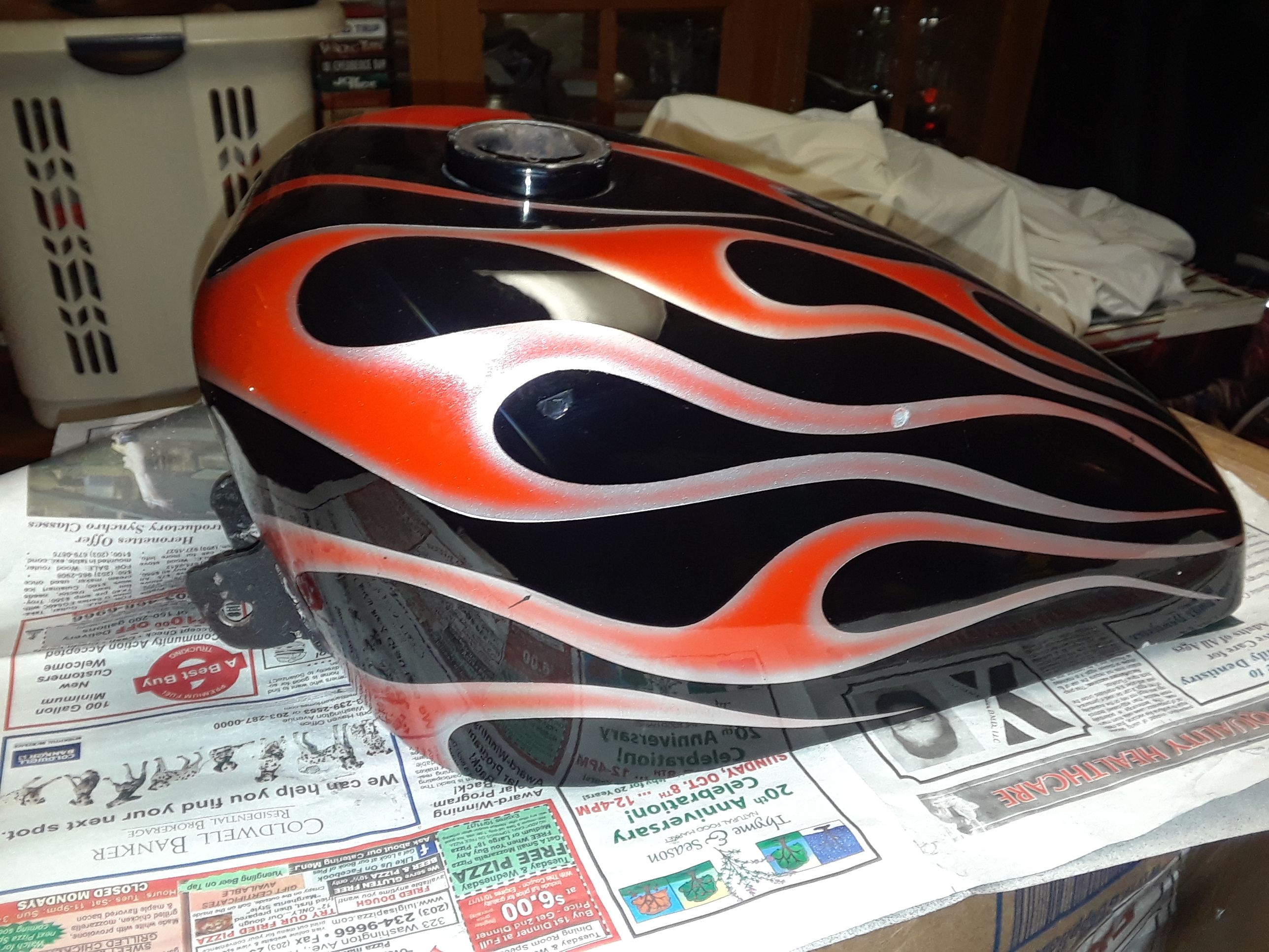 Custom Painted Sportster Gas Tank