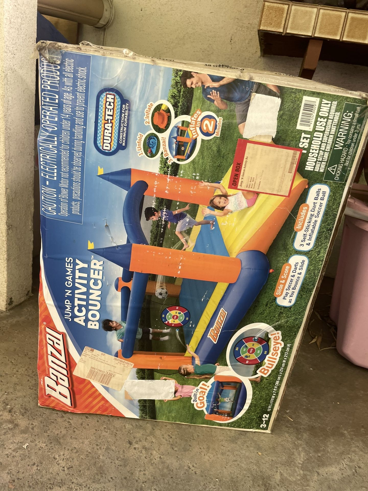Banzai Jump N Games Activity Bouncer