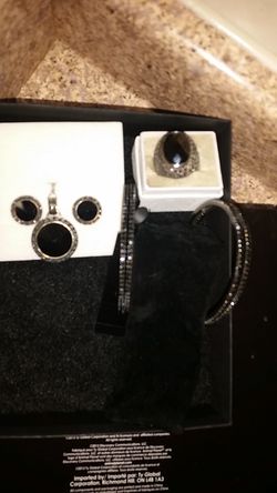 Sterling silver Black onyx