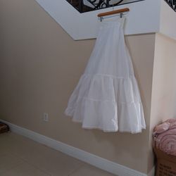 Original David's Bridal Under Ruffle Skirt 