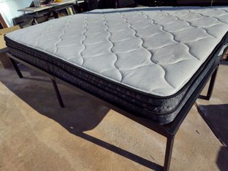 Queen mattress and bed frame