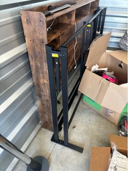 Wooden bed frame
