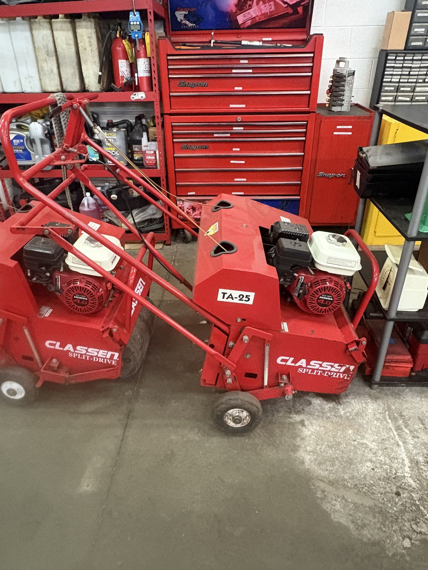 Classen TA-17 And TA-25 aerator. Barley Used, Cash Only