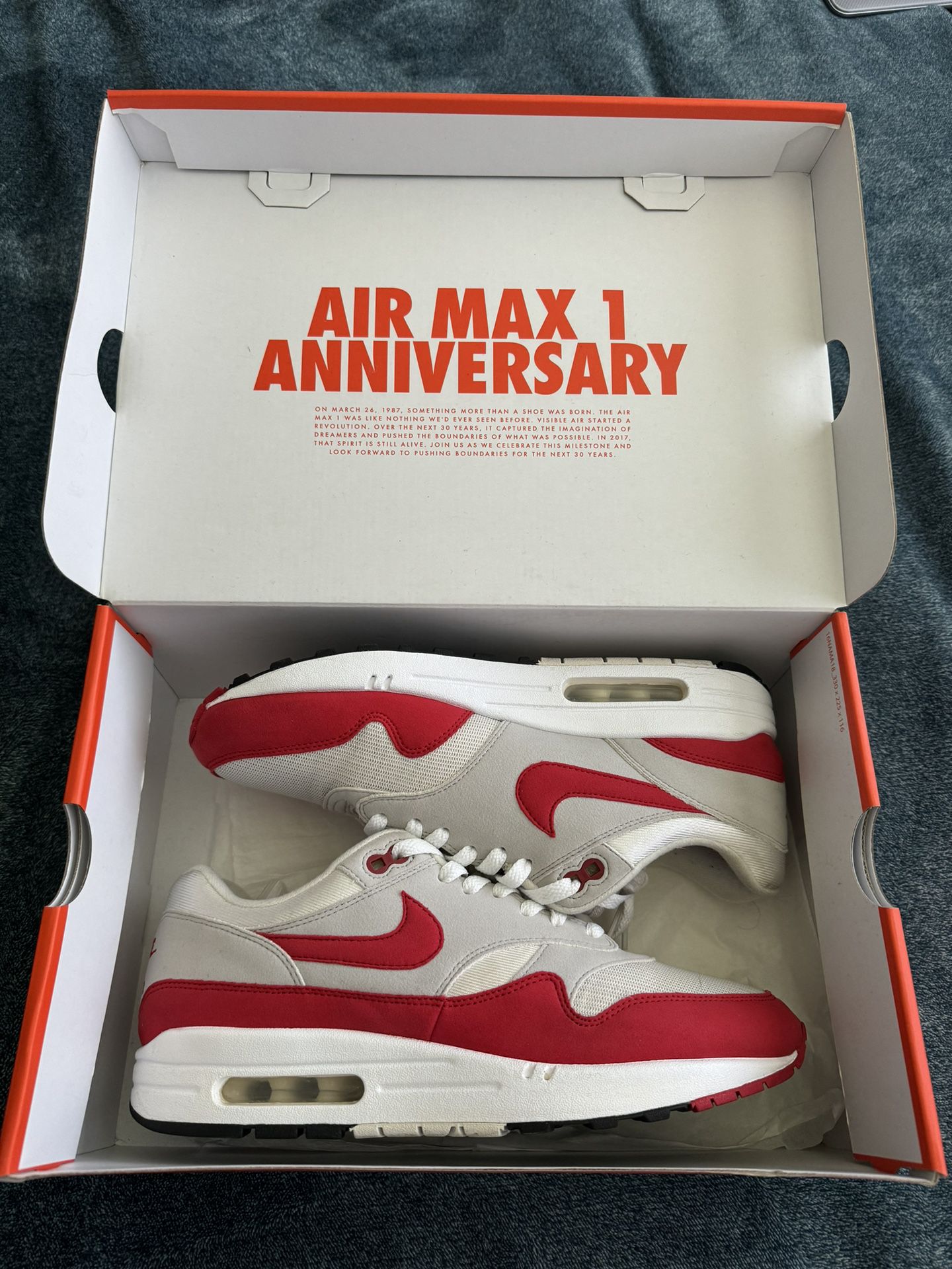 2017 Air Max 1 Anniversary Red