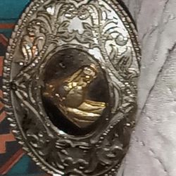 Silver Horse Belt Buckl