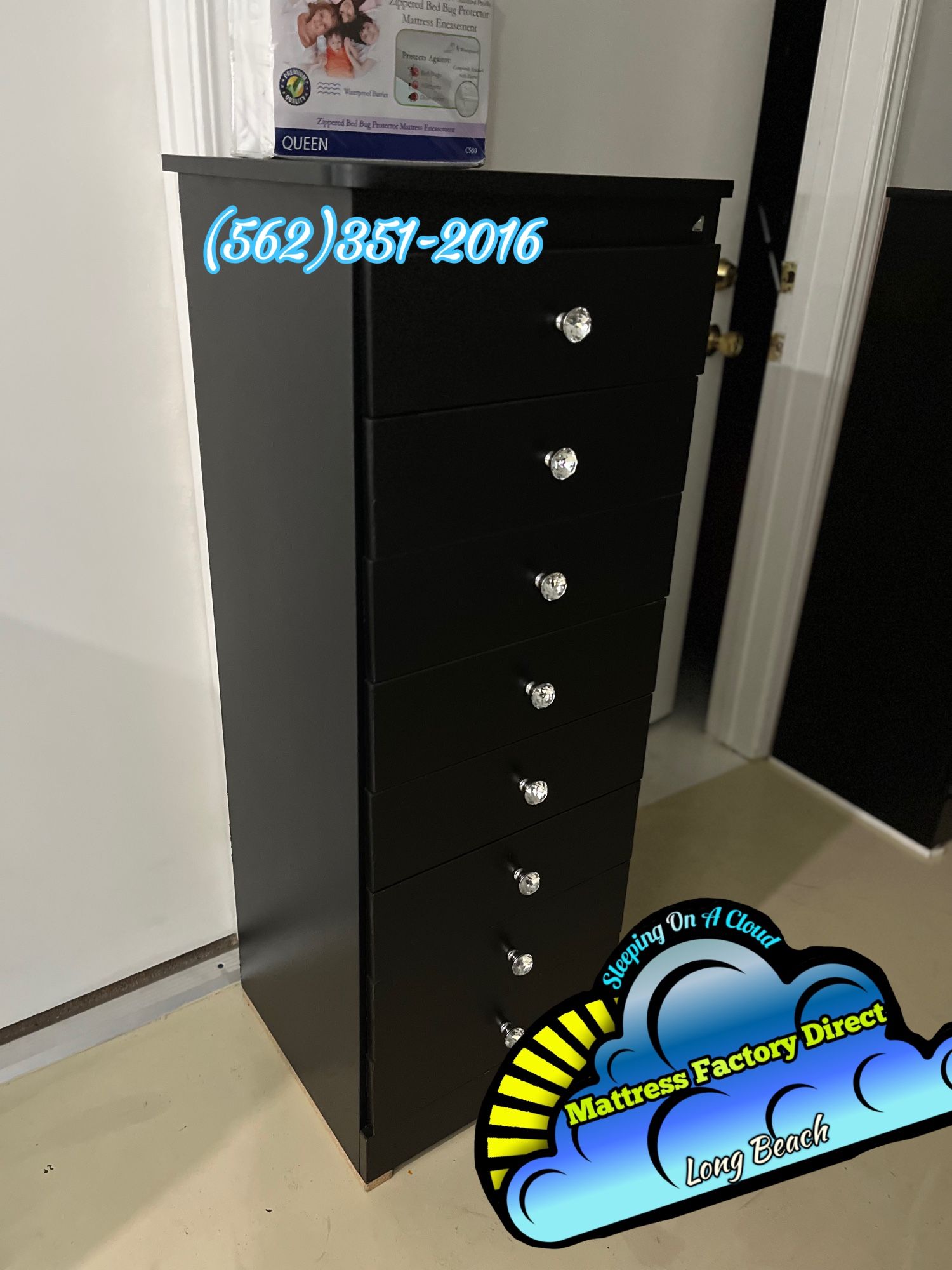 Queen dresser with mirror for sale