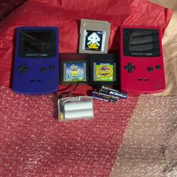 Set Of 2 Nintendo GAMEBOY COLOR 