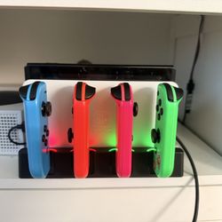 Switch Charging Dock Station With Charging Cable For Nintendo & OLED Game Console,