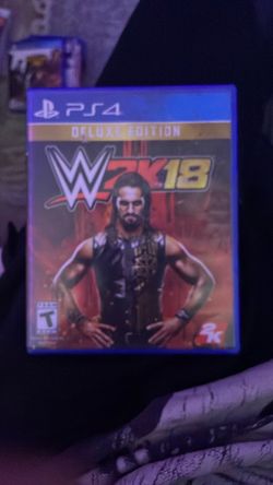 WWE 2K18 Deluxe Edition (PS4) - Great Condition!