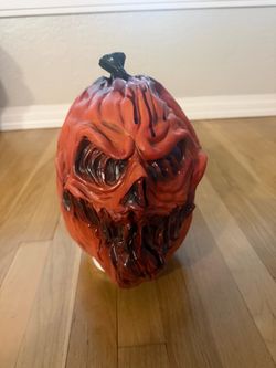 Evil Pumpkin Halloween Latex Mask