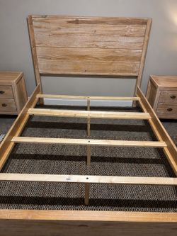 Queen Solid Wood Bed Frame