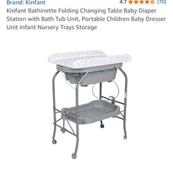 Brand New Baby Bathtub And Changer Table 