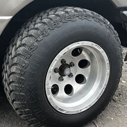15x12 Alcoa Rims And Mud And Terrain Tires 