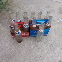 Antique Collectible Soda Bottles 