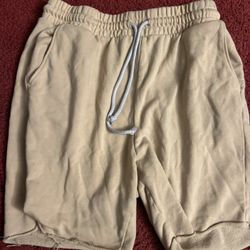 H&M Cream Casual Shorts