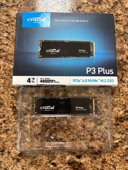 Crucial P3 Plus 4TB PCIe 4.0 NVMe M.2 SSD