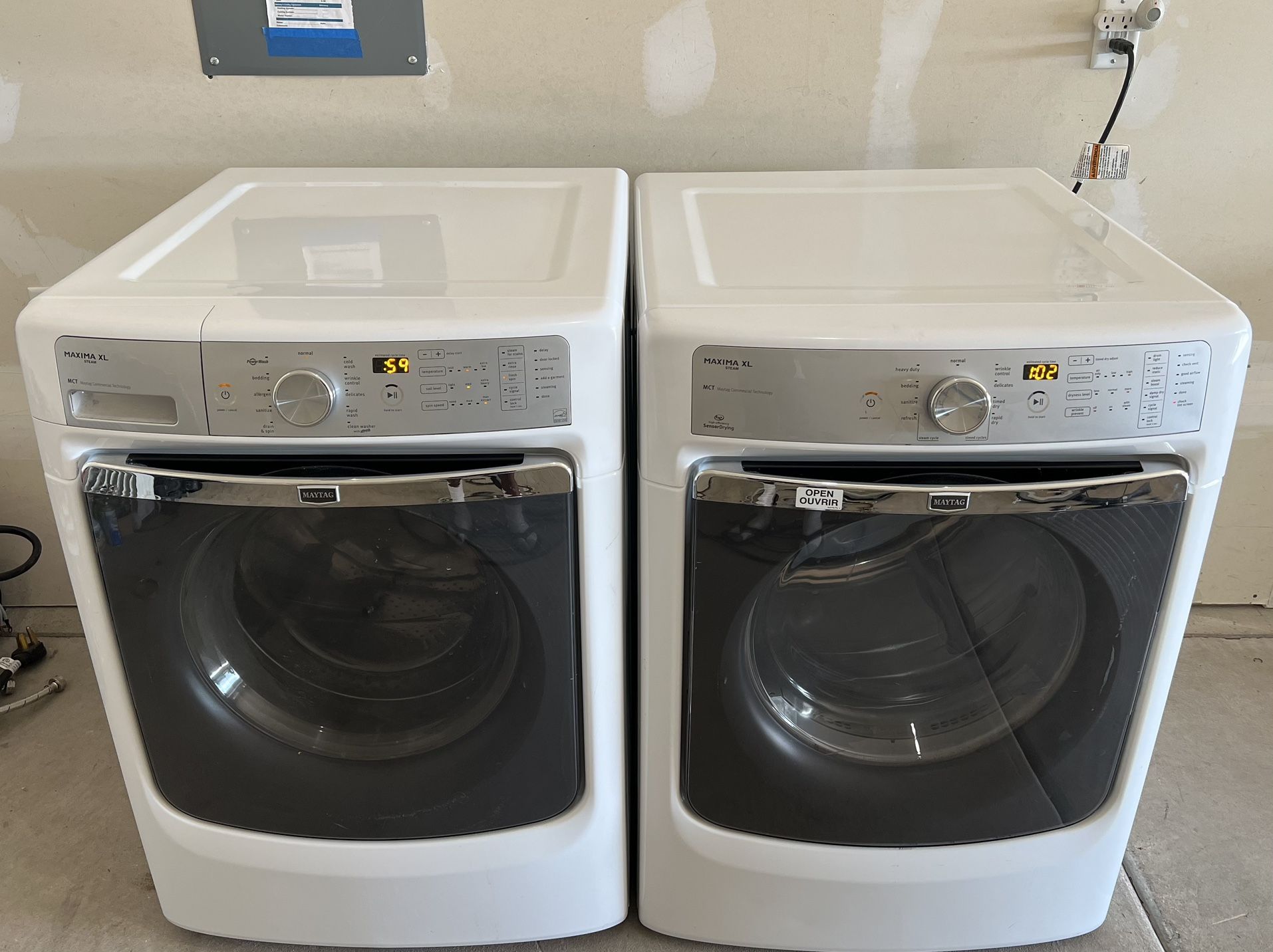 Maytag Washer and Dryer (delivery available)