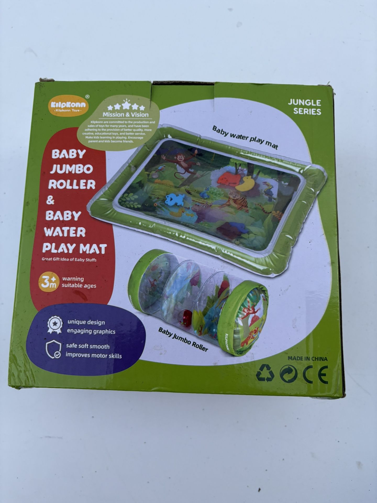 BABY JUMBO ROLLER & BABY WATER PLAY MAT