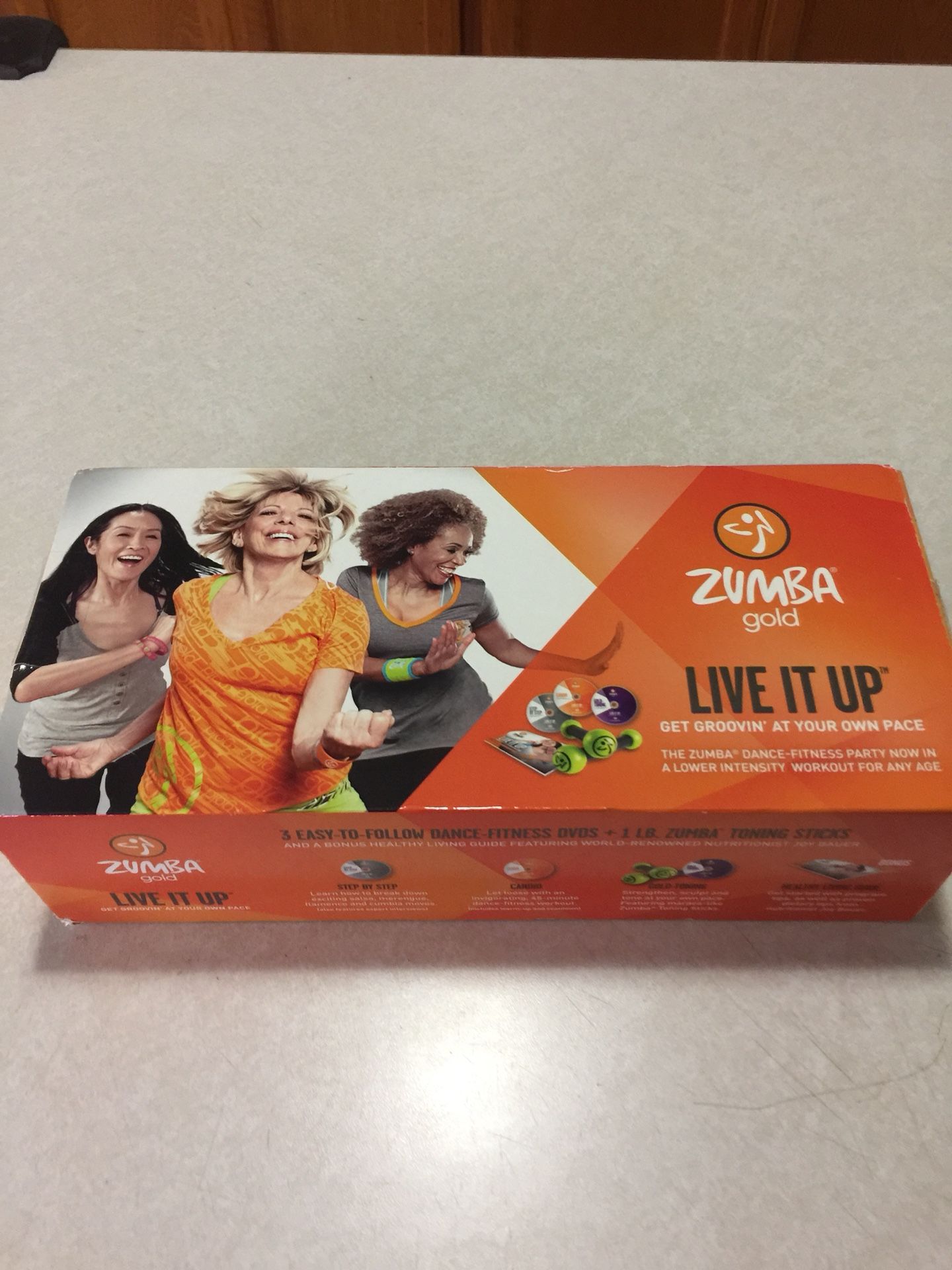 Zumba Gold Live It Up DVDS new never used