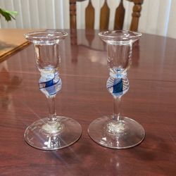 Beautiful Glass Candle Holders