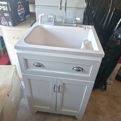 vanity cabinet Basement or garage 