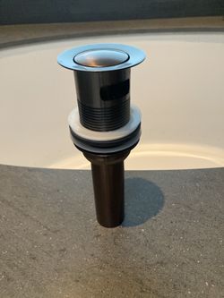 NEW* NEVER USED* Oil Rubbed Bronze Pop-up Drain