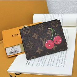 Authentic Louis Vuitton x Takashi Murakami Cherry Lisa Wallet