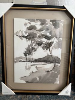 Beautiful set of Magnolia framed wall art pieces