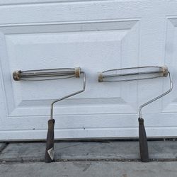 Two 9 inch Paint Rollers Metal Cage Frame in good condition Good Working