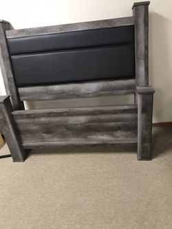 Rustic style bed! Mattress and box spring deals also available