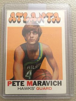 Pete Maravich second year card