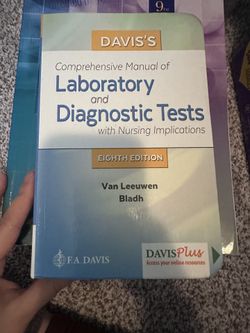 Davis Comprehensive Manual Of Laboratory AndDiagnostic Test