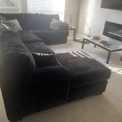 Black Sectional 